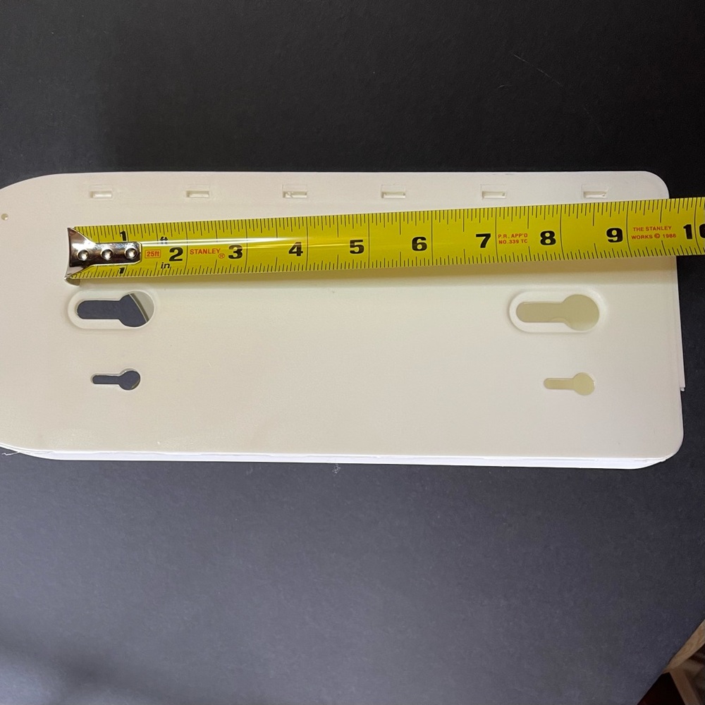 Plastic Bag Saver White with Holes to Hang - Picture 6 of 7